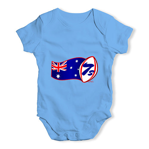 Baby Girl Clothes Rugby 7S Australia Baby Unisex Baby Grow Bodysuit 12-18 Months Blue