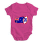 Baby Girl Clothes Rugby 7S Australia Baby Unisex Baby Grow Bodysuit 0-3 Months Cerise PInk