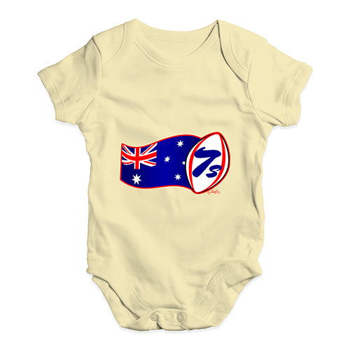 Funny Baby Onesies Rugby 7S Australia Baby Unisex Baby Grow Bodysuit 3-6 Months Lemon