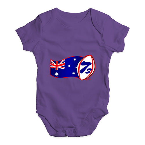 Funny Baby Onesies Rugby 7S Australia Baby Unisex Baby Grow Bodysuit 12-18 Months Plum