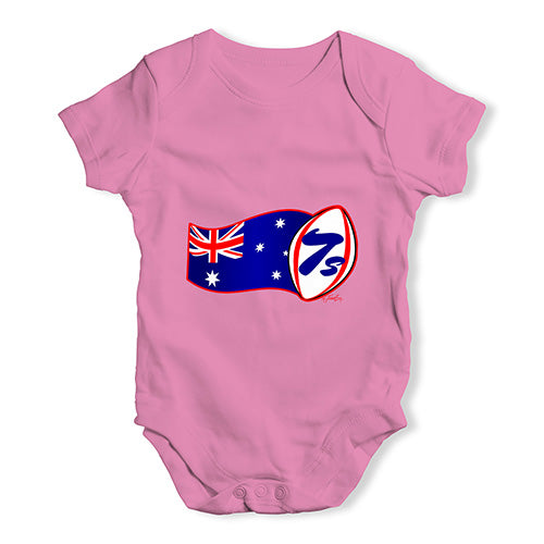 Baby Girl Clothes Rugby 7S Australia Baby Unisex Baby Grow Bodysuit 3-6 Months Pink