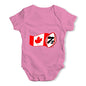 Funny Baby Onesies Rugby 7S Canada Baby Unisex Baby Grow Bodysuit 18-24 Months Pink