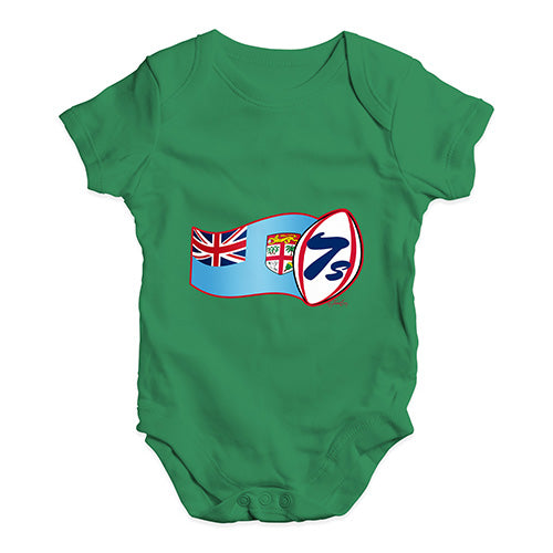 Baby Girl Clothes Rugby 7S Fiji Baby Unisex Baby Grow Bodysuit Newborn Green