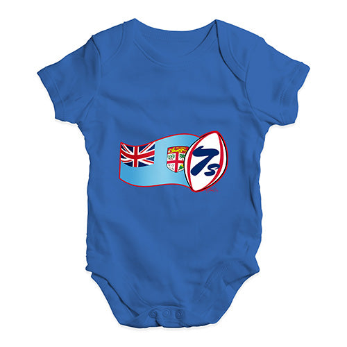 Funny Infant Baby Bodysuit Rugby 7S Fiji Baby Unisex Baby Grow Bodysuit 18-24 Months Royal Blue
