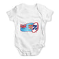 Funny Infant Baby Bodysuit Rugby 7S Fiji Baby Unisex Baby Grow Bodysuit 3-6 Months White