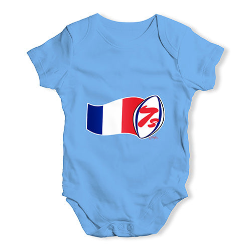 Baby Girl Clothes Rugby 7S France Baby Unisex Baby Grow Bodysuit 18-24 Months Blue
