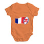 Baby Girl Clothes Rugby 7S France Baby Unisex Baby Grow Bodysuit 18-24 Months Orange