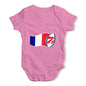 Baby Onesies Rugby 7S France Baby Unisex Baby Grow Bodysuit 0-3 Months Pink