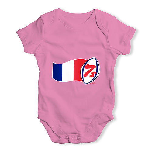 Baby Onesies Rugby 7S France Baby Unisex Baby Grow Bodysuit 0-3 Months Pink