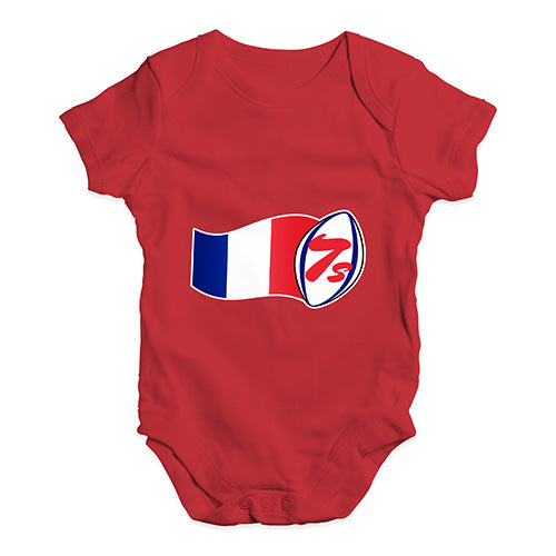 Baby Girl Clothes Rugby 7S France Baby Unisex Baby Grow Bodysuit 3-6 Months Red