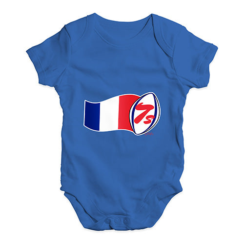 Funny Baby Onesies Rugby 7S France Baby Unisex Baby Grow Bodysuit 0-3 Months Royal Blue