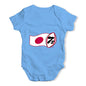 Funny Baby Bodysuits Rugby 7S Japan Baby Unisex Baby Grow Bodysuit 18-24 Months Blue