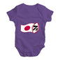 Baby Onesies Rugby 7S Japan Baby Unisex Baby Grow Bodysuit 6-12 Months Plum