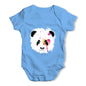 Watercolour Panda Face Baby Grow Bodysuit