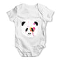 Watercolour Panda Face Baby Grow Bodysuit