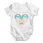 Owl Heart Baby Grow Bodysuit