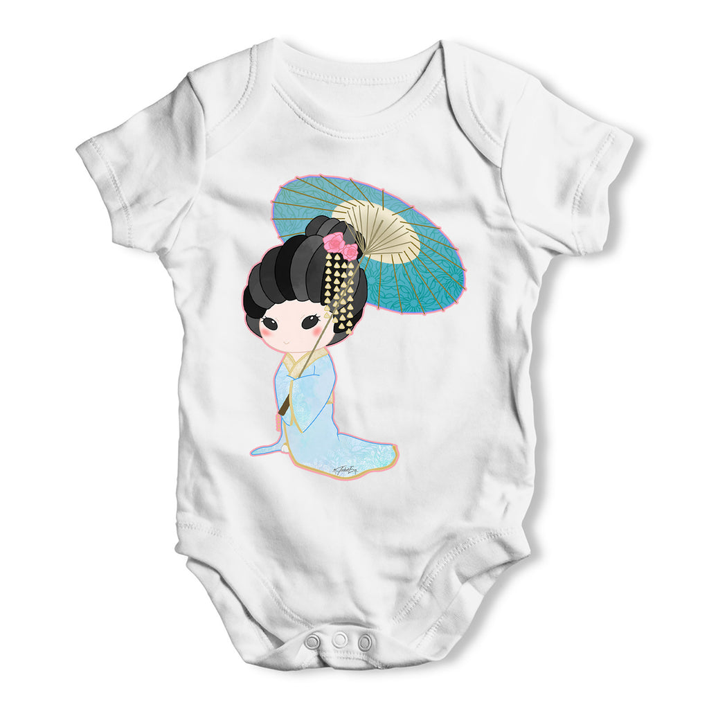 Hanako Blue Baby Grow Bodysuit