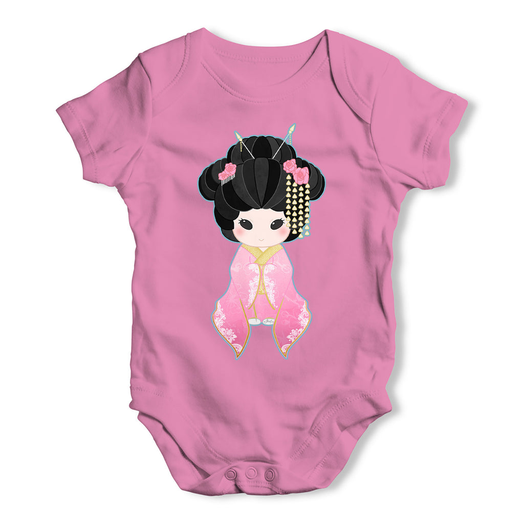 Hanako Pink Baby Grow Bodysuit