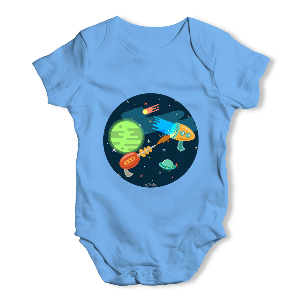 Space Guns Baby Grow Bodysuit