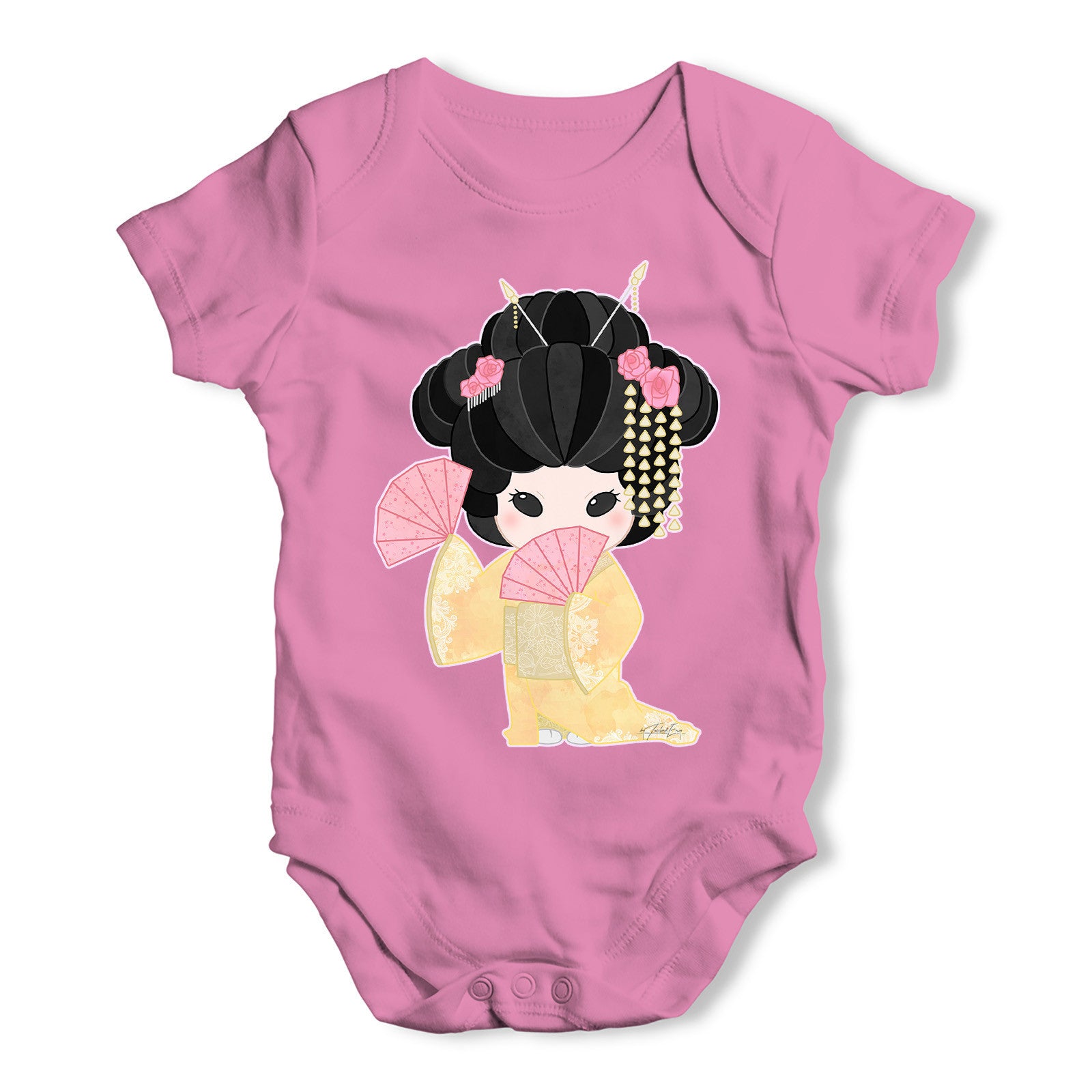 Hanako Yellow Version Baby Grow Bodysuit