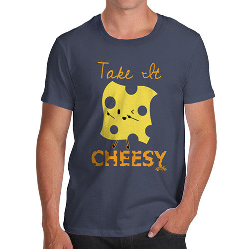 Take it Cheesy Pun Men's T-Shirt