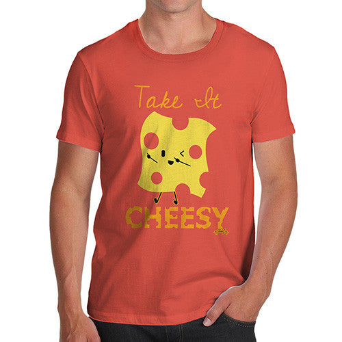 Take it Cheesy Pun Men's T-Shirt