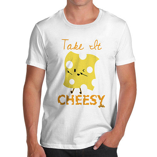 Take it Cheesy Pun Men's T-Shirt