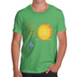 Hide and Seek Solar Eclipse Sun Moon Earth Men's T-Shirt