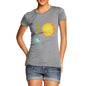 Hide and Seek Solar Eclipse Sun Moon Earth Women's T-Shirt 