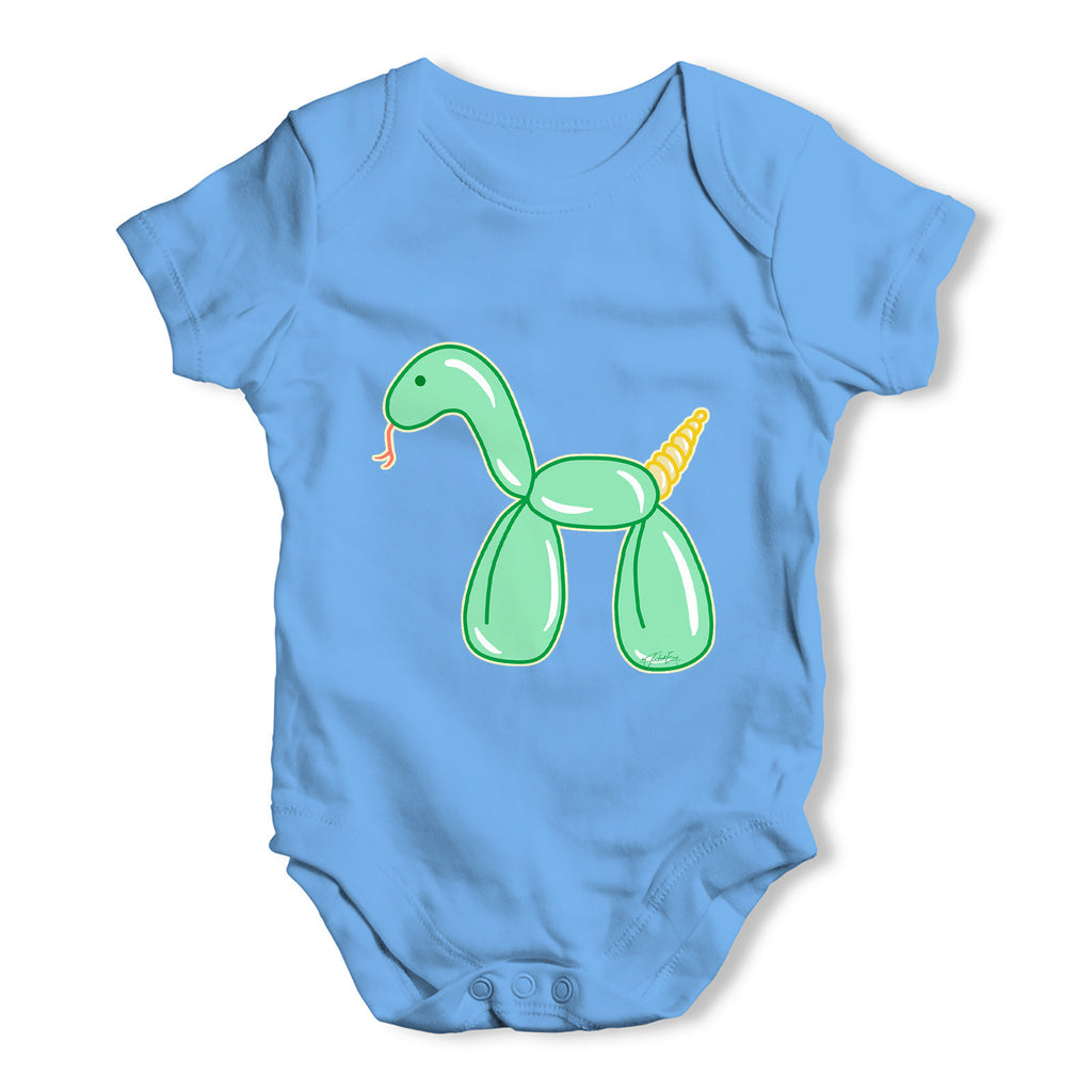 Snake Balloon Animal Horse Baby Grow Bodysuit