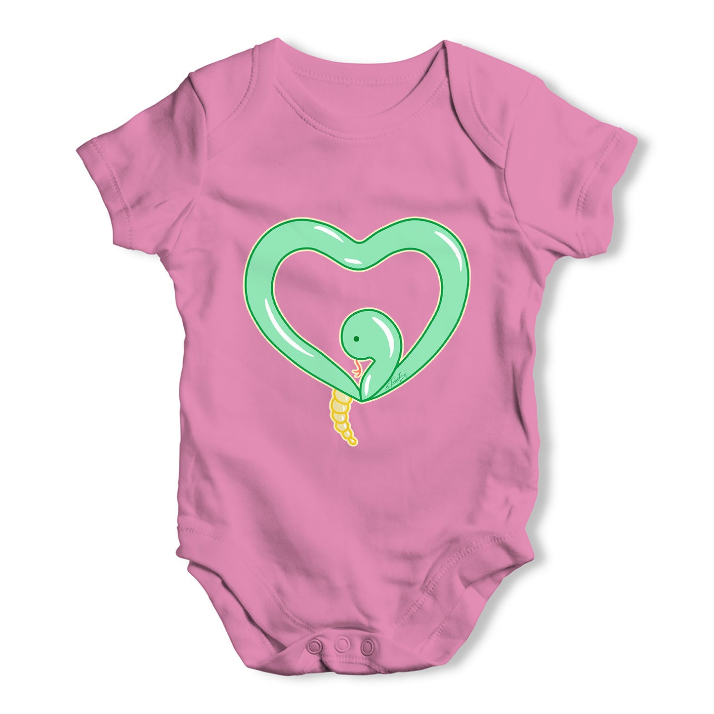 Snake Balloon Animal Heart Baby Grow Bodysuit