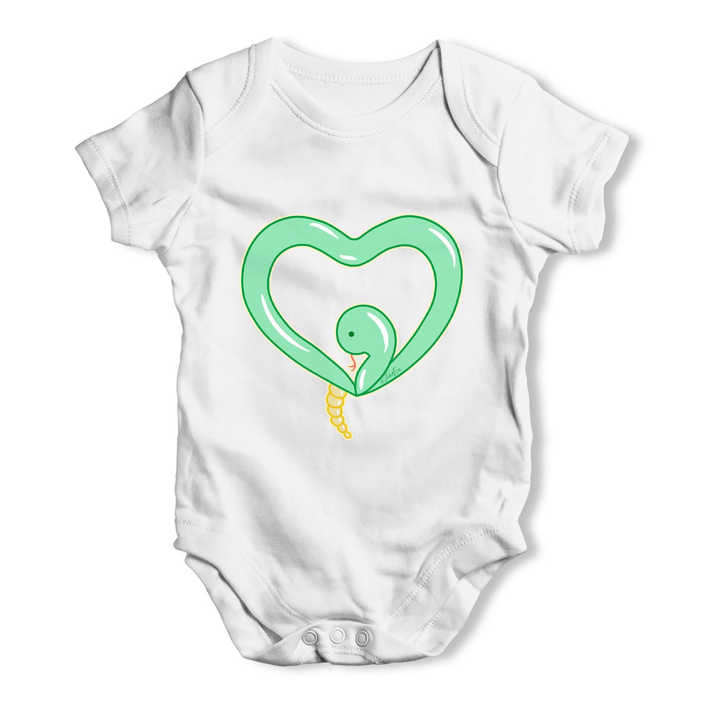 Snake Balloon Animal Heart Baby Grow Bodysuit