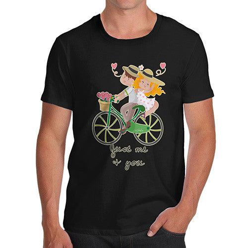 Bicycle Just Me and You Men's T-Shirt