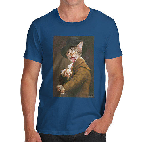 Joseph Ducreux Cat Face Pointing Laughing Men's T-Shirt