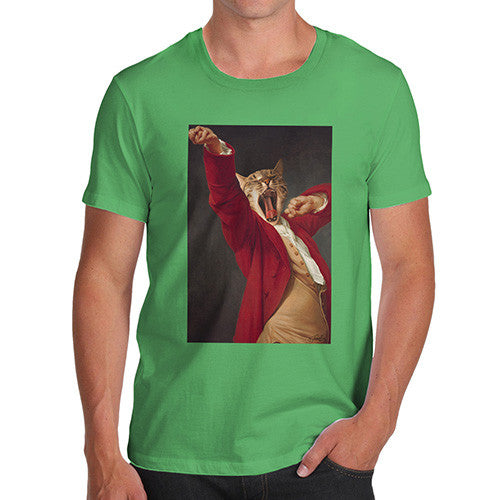 Joseph Decreux Cat Face Yawning Men's T-Shirt