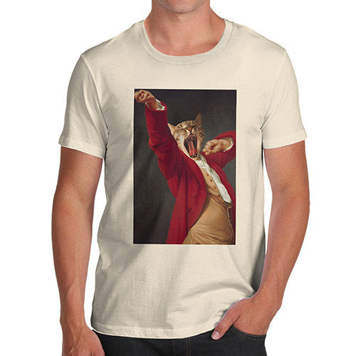 Joseph Decreux Cat Face Yawning Men's T-Shirt