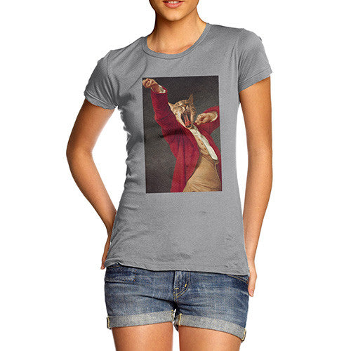 Joseph Decreux Cat Face Yawning Women's T-Shirt 