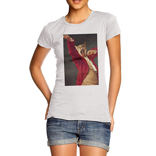 Joseph Decreux Cat Face Yawning Women's T-Shirt 