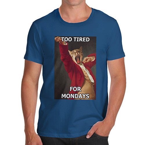 Joseph Ducreux Yawning Too Tired for Mondays Men's T-Shirt