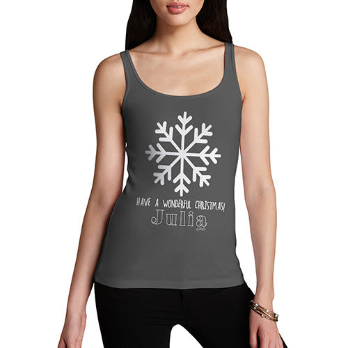 Have A Wonderful Christmas Personalised Women's Tank Top