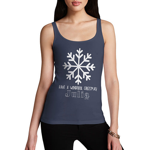 Have A Wonderful Christmas Personalised Women's Tank Top