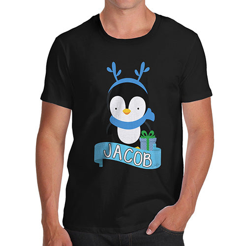 Baby Penguin Personalised Men's T-Shirt