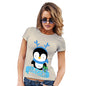 Baby Penguin Personalised Women's T-Shirt 