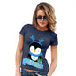 Baby Penguin Personalised Women's T-Shirt 