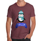 Christmas Penguin Personalised Men's T-Shirt