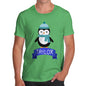 Christmas Penguin Personalised Men's T-Shirt