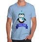 Christmas Penguin Personalised Men's T-Shirt