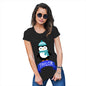 Christmas Penguin Personalised Women's T-Shirt 