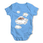 Doodle Dog Cloud Baby Grow Bodysuit