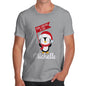 Personalised Xmas Penguin Men's T-Shirt